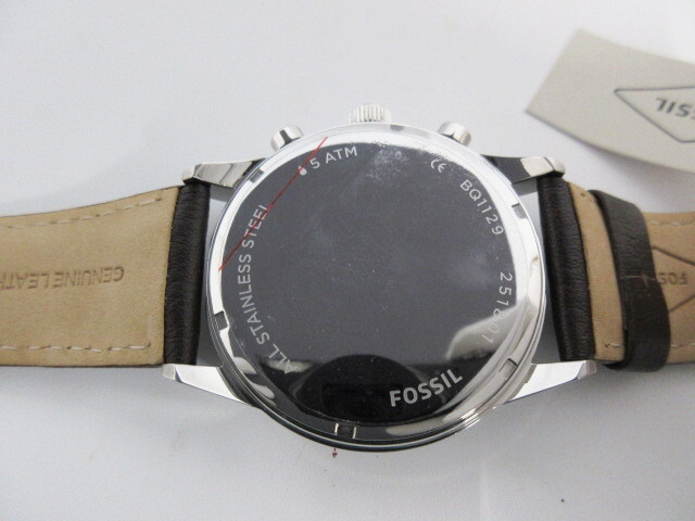 未使用稼働品 FOSSIL フォッシル クロノグラフ BQ1129 クオーツ メンズ 腕時計 の画像5