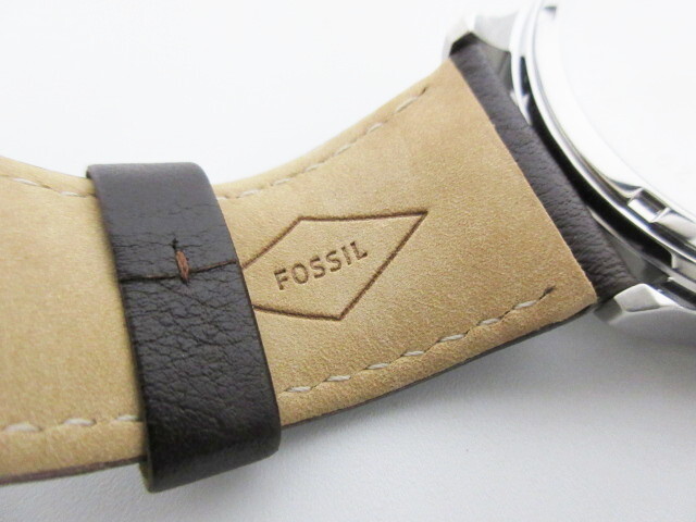 未使用稼働品 FOSSIL フォッシル クロノグラフ BQ1129 クオーツ メンズ 腕時計 の画像6