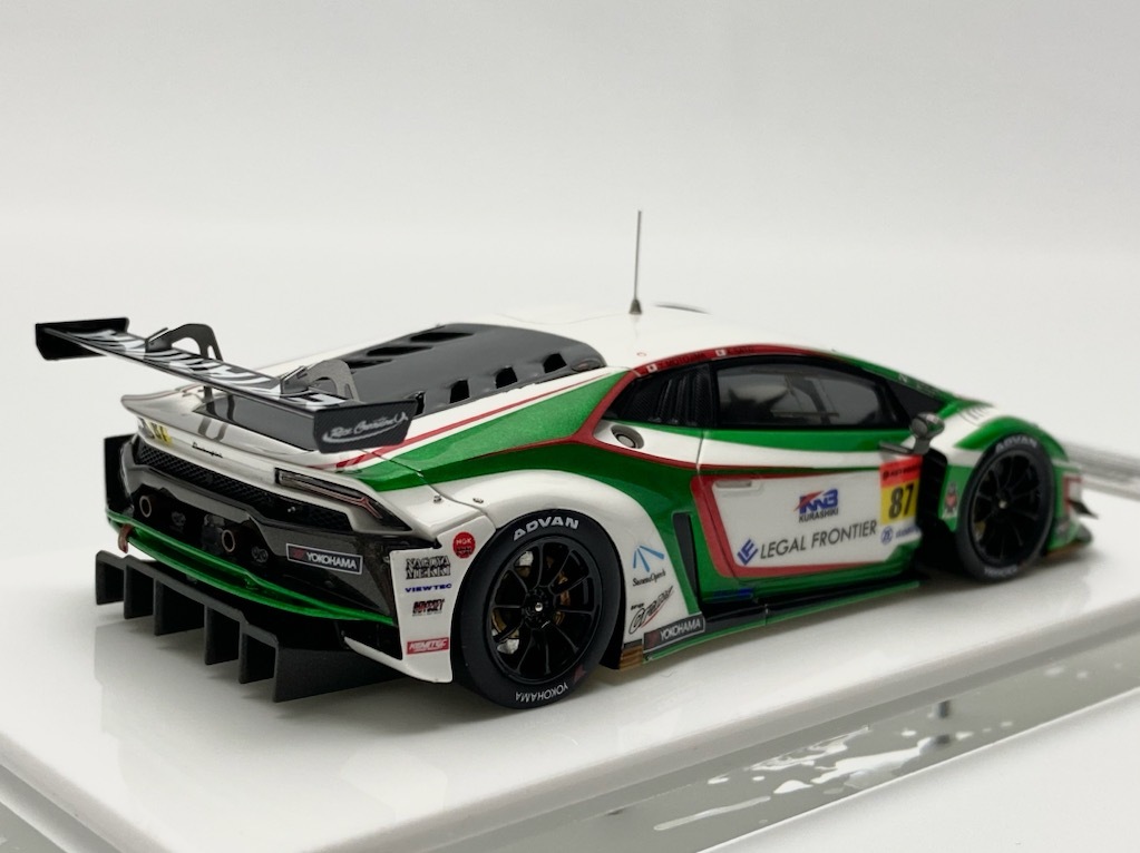 未使用【絶版】MAKE UP EBBRO エブロ 1/43 LEGAL FRONTIER LAMBORGHINI GT3 リーガルフロンティア ウラカン ランボルギーニ【45661】の画像6