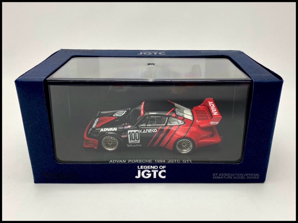 未使用【絶版】EBBRO　エブロ　1/43　ADVAN PORSCHE JGTC 1994 GT1　アドバン　ポルシェ　高橋国光 / 土屋圭市　【44528】_画像1