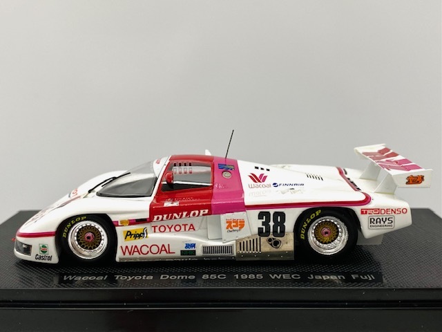 未使用【絶版】EBBRO　エブロ　1/43　Wacoal Toyota DOME 85C WEC Japan 1985 Fuji 　ワコール　童夢　ウェック ジャパン　【45017】_画像5