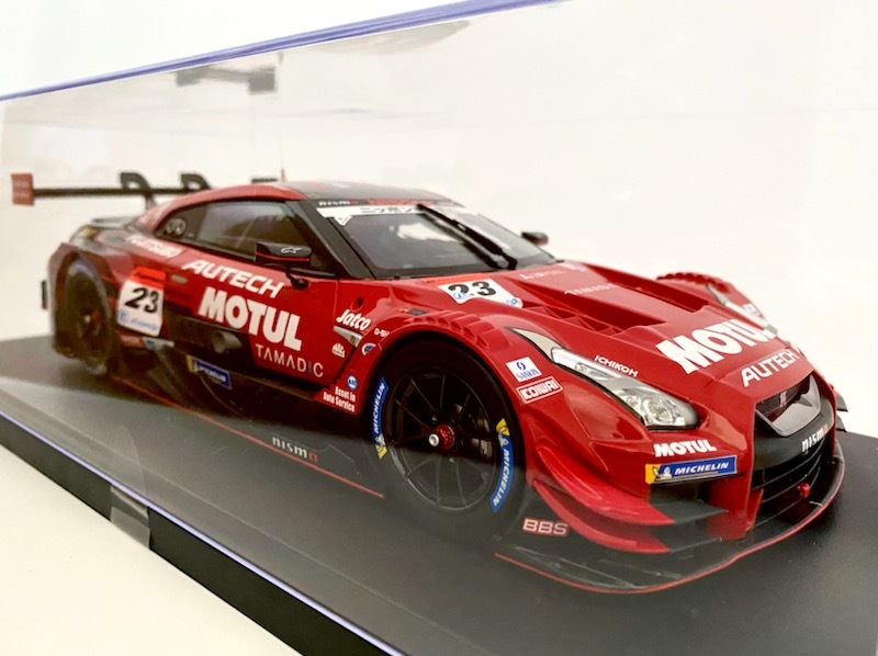 未開封【絶版】EBBRO　エブロ　1/18　MOTUL AUTECH GT-R No.23　SUPER GT GT500 2018　モチュール　オーテック　【81110】_画像8