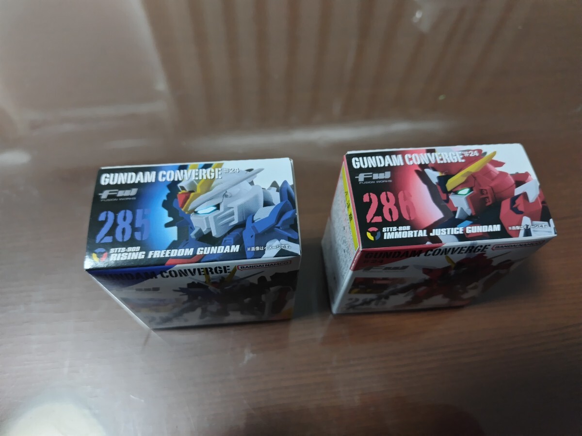 ★ GUNDAM CONVERGE FW ガンダムコンバージ ライジングフリーダム＆ イモータルジャスティスの画像3