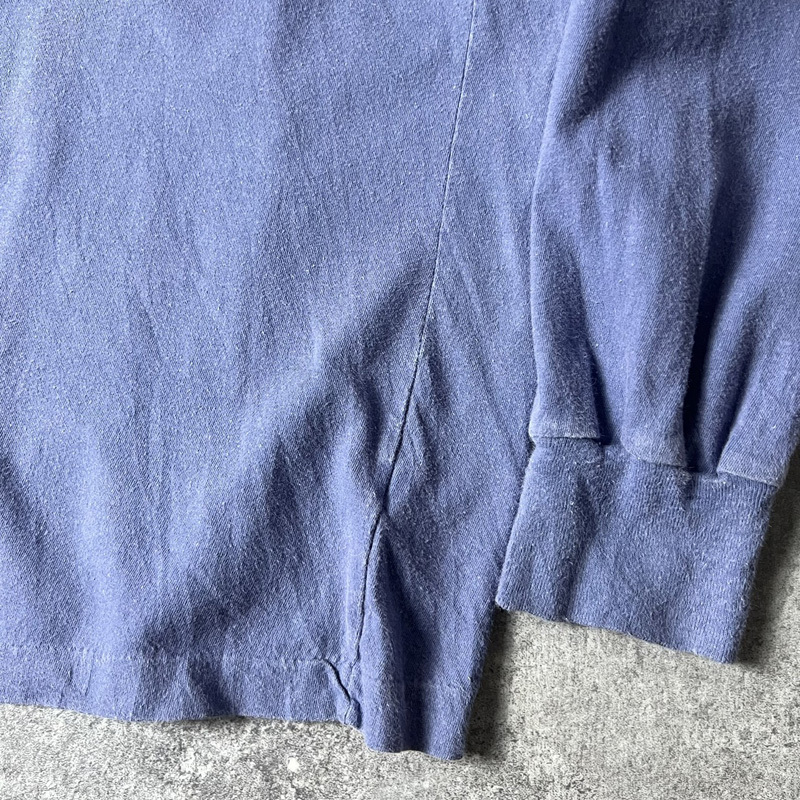 80s USA製 POLO COUNTRY RALPH LAUREN ポケット付き 無地 長袖 Tシャツ M / 80年代 アメリカ製 ビンテージ ポロ ラルフローレン_画像5