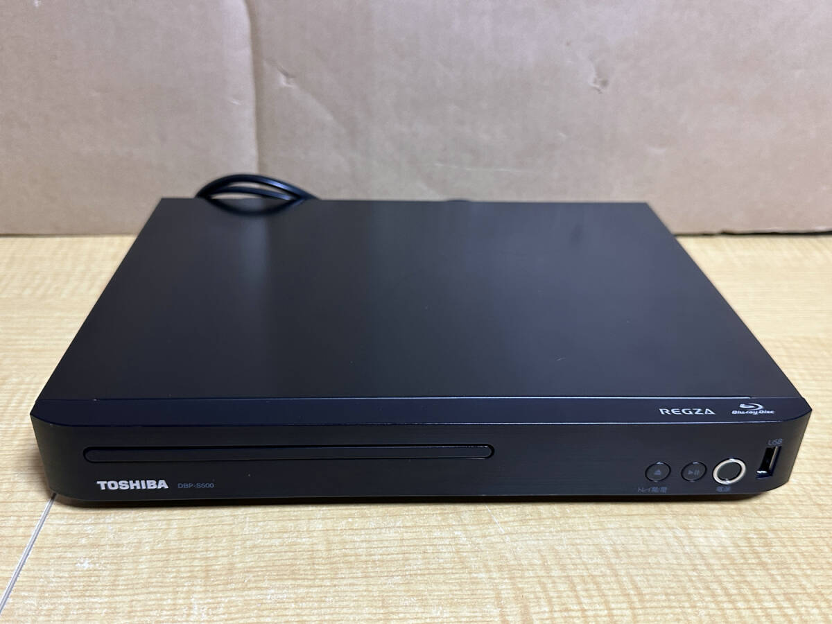 【現状　通電OK】TOSHIBA 東芝ブルーレイディスクプレーヤー　DBP-S500　2021年製_画像1