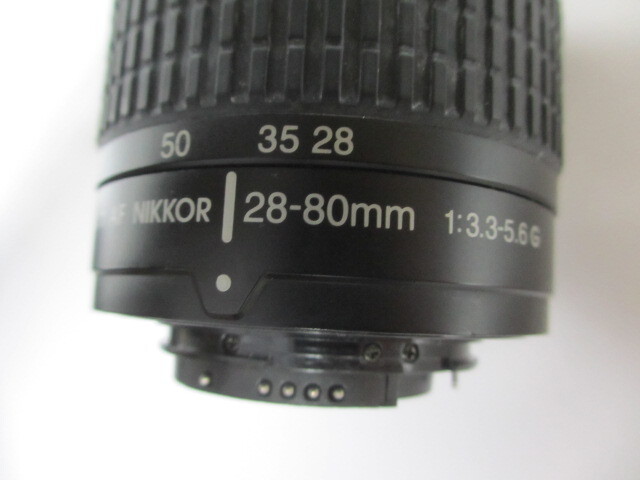 ★Nikon ニコン D50 ダブルレンズ AF NIKKOR 70-300 mm・AF NIKKOR 28-80 mm 充電器付 動作確認済の画像8