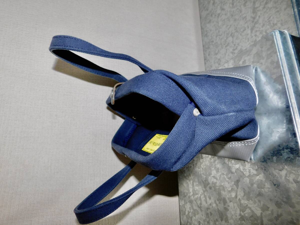 BAGWORKS Co.,Ltd сумка Works DOCTORMAN MINIdokta- man Mini темно-синий . серебряный сделано в Японии парусина dokta-z задний 