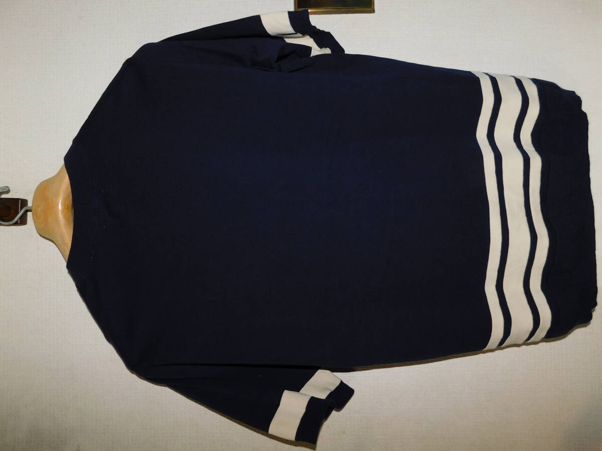 TOMORROWLAND мужской сделано в Японии померить только рубашка хлопок хлопок темно-синий . "теплый" белый Tomorrowland для мужчин и женщин Made in Japan