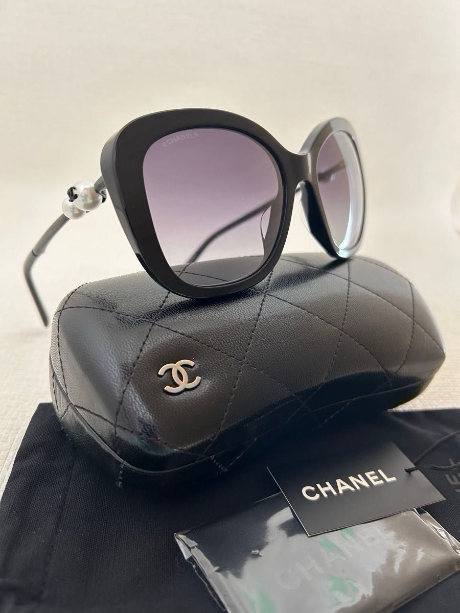 シャネルCHANEL サングラス フェイクパール付き 5339HA