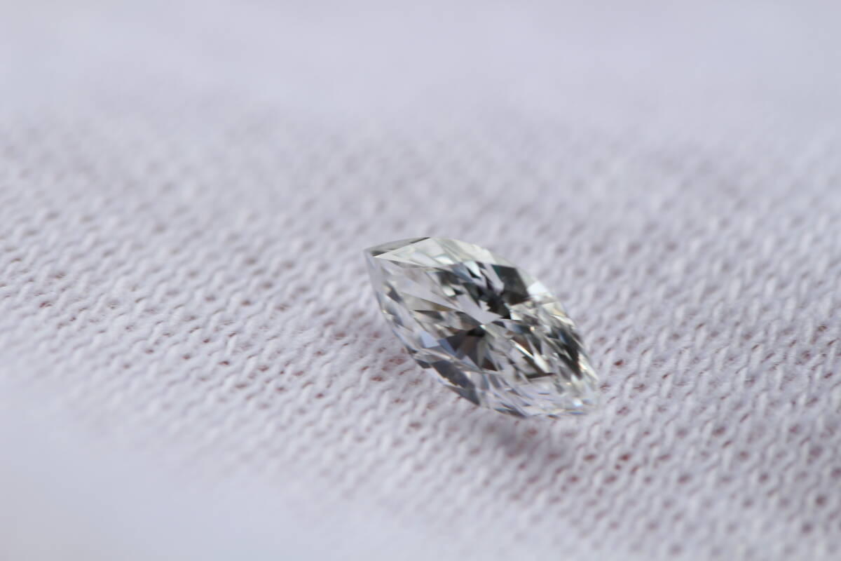 ダイヤモンド VVS-2 0.356ct 希少マーキスカット ルース_画像4