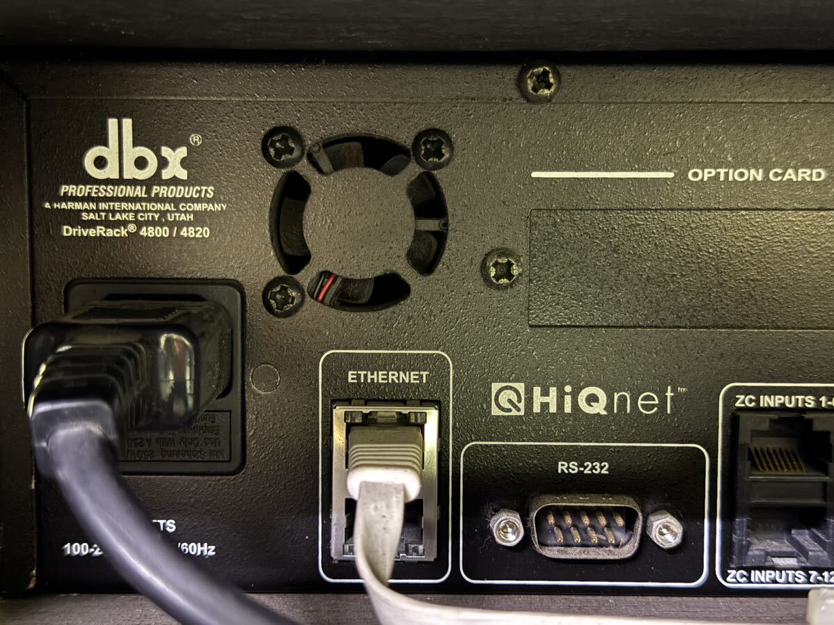 dbx DriveRack4800スピーカーマネジメントシステム(中古品)_画像6