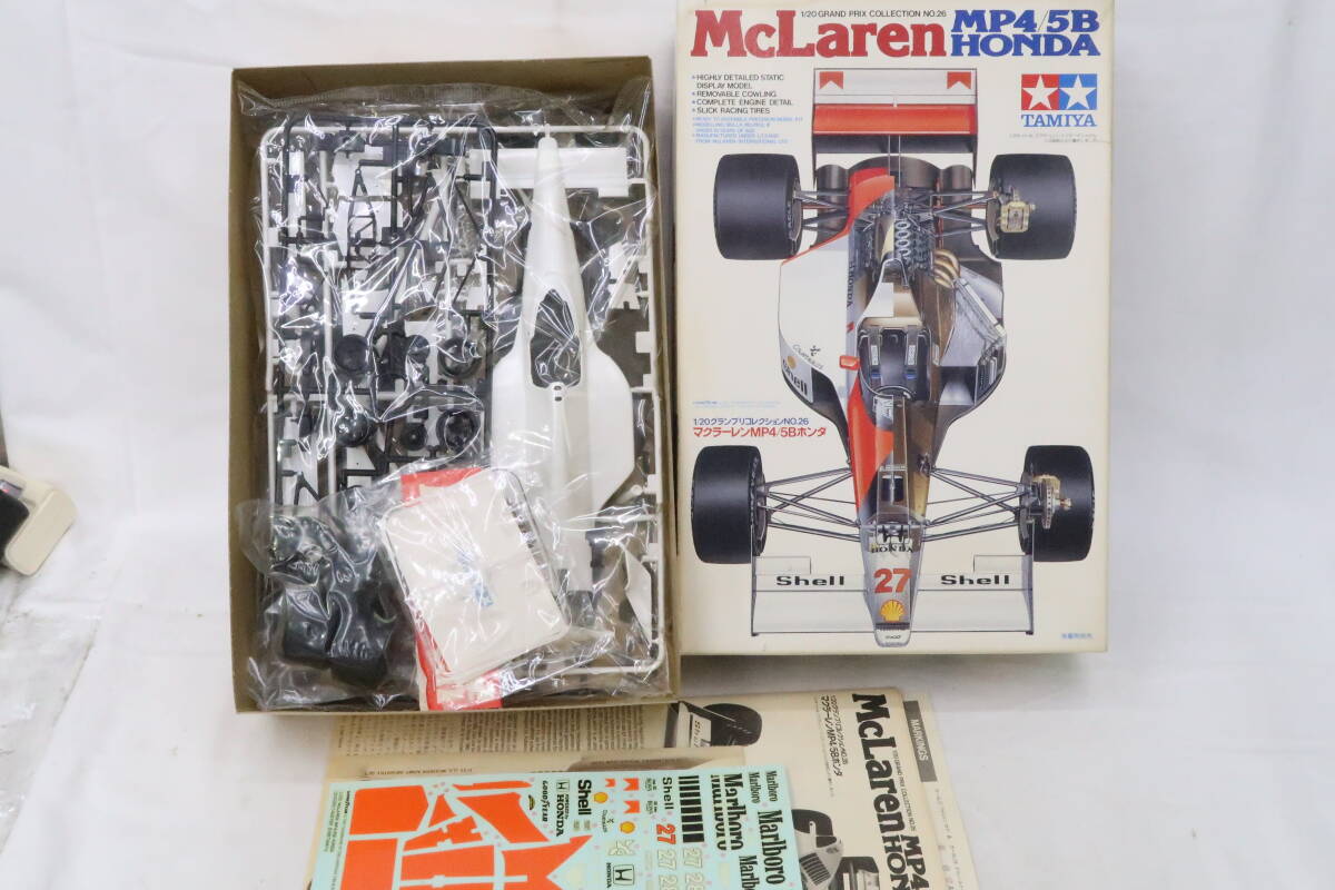 TAMIYA プラモデル McLaren HONDA MP4/5B F1 マクラーレンホンダ セナ ベルガー 1/20 日本製の画像1