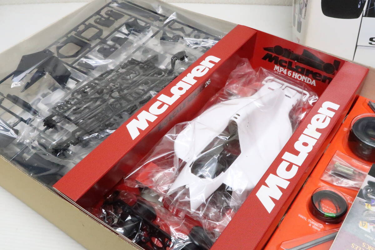 TAMIYA プラモデル McLaren HONDA MP4/6 マクラーレンホンダ セナ ベルガー 1/12 箱傷み 日本製の画像4