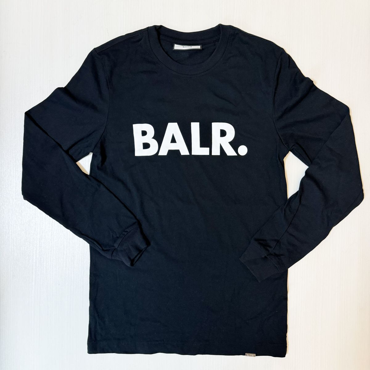 【BALR.】ロングTシャツ ブラック 黒 ロングスリーブTシャツ ボーラー XS  Tシャツ ロンT 長袖Tシャツ ロゴT