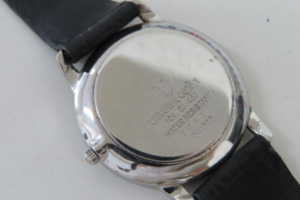 1282/sk/04.16 ユニバーサルジュネーブ Altesse 101.81.461 QZ ホワイトローマン文字盤 QZ TLG メンズ腕時計の画像6