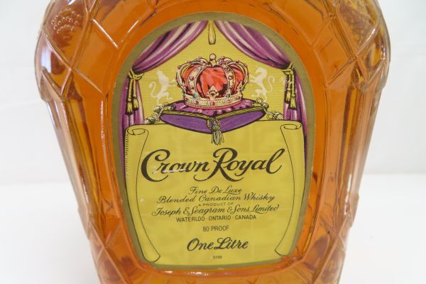1194/mk/04.24 【古酒/未開栓】Crown Royal クラウンロイヤル カナディアンウイスキー 1000ml 40% 箱付_画像6