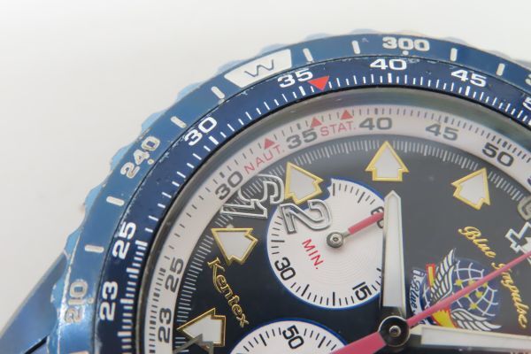 1408/ti/05.08 KENTEX ケンテックス 腕時計ブルーインパルス航空自衛隊　松島基地_画像9