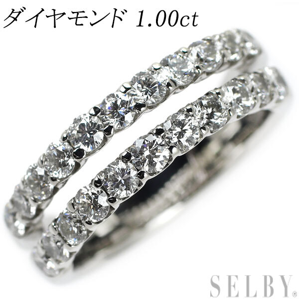 Pt900 ダイヤモンド リング 1.00ct 新入荷 出品1週目 SELBY_画像1