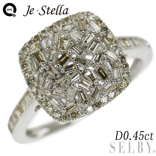 QVC K18WG ダイヤモンド リング 0.45ct 出品5週目 SELBY_画像1