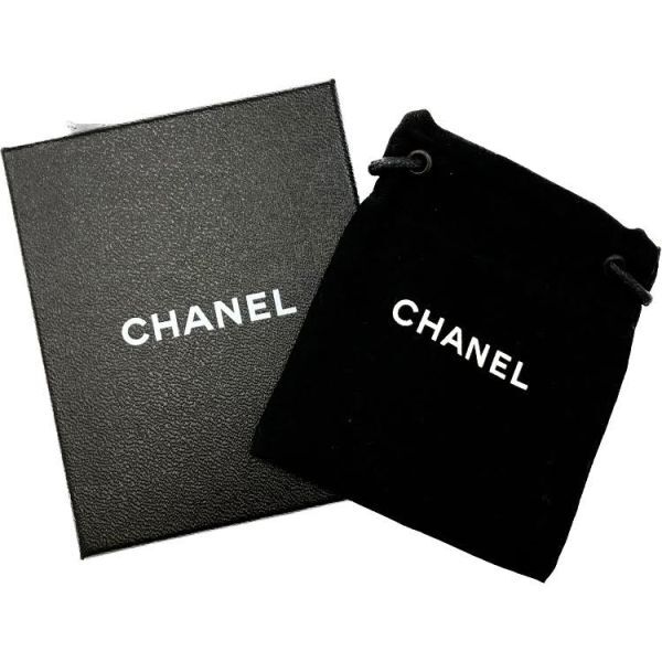 仙31 CHANEL ココマーク ネックレス ペンダント ラインストーン レッドカラー ブラウンカラー シャネル ヴィンテージ 箱付き 保存袋の画像8