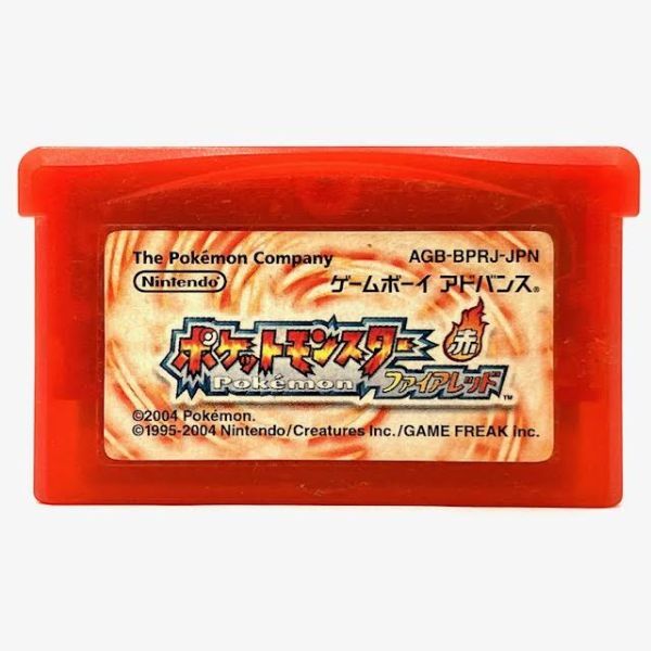 .15 Pocket Monster fire красный GBA soft Game Boy Advance soft игра soft Pokemon retro 