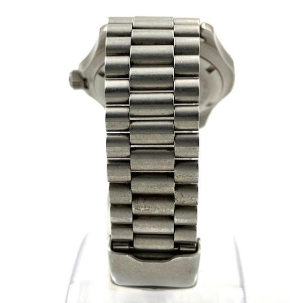 仙6 TAG HEUER WE1111-R 腕時計 プロフェッショナル 200M デイト クォーツ アナログ 3針 タグホイヤー シルバー文字盤の画像6