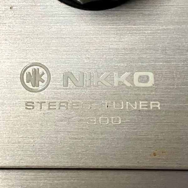 仙22 NIKKO T-300D AM/FM ステレオチューナー ニッコー STEREO TUNER オーディオ機器 音響機材 日幸 電機_画像9