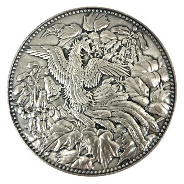 仙10 500円白銅貨幣発行記念 純銀 126.04ｇ1982年 SILVER シルバー 純銀メダル 純銀製 造幣局 五百円 貨幣 硬貨【1】_画像2