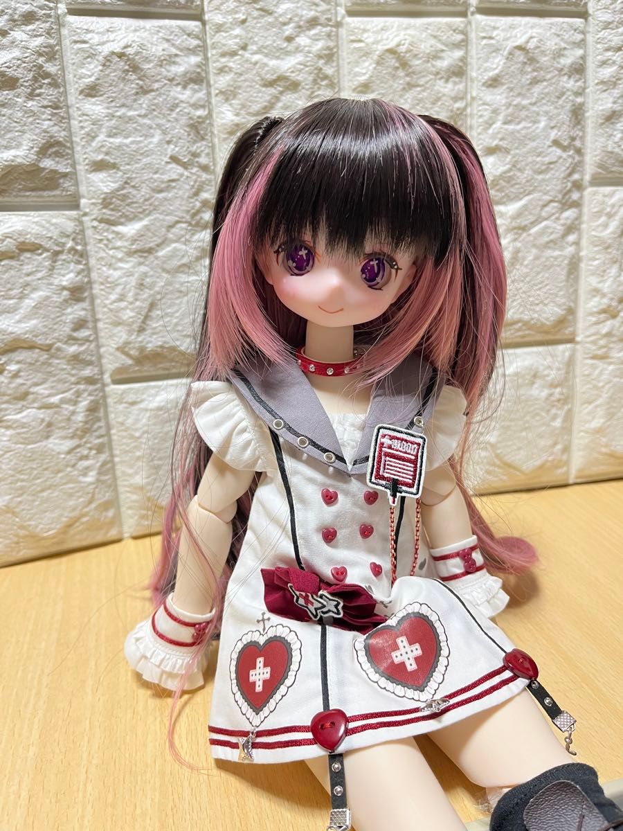 1/3ドール カスタムドールフルセット ウィッグ お洋服 アイ 2点ずつ 