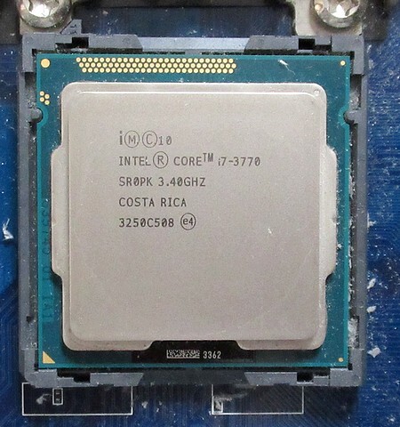 LGA1155 第3世代 Ivy Bridge 4コア 8スレッド Intel Core i7-3770 ①の画像1