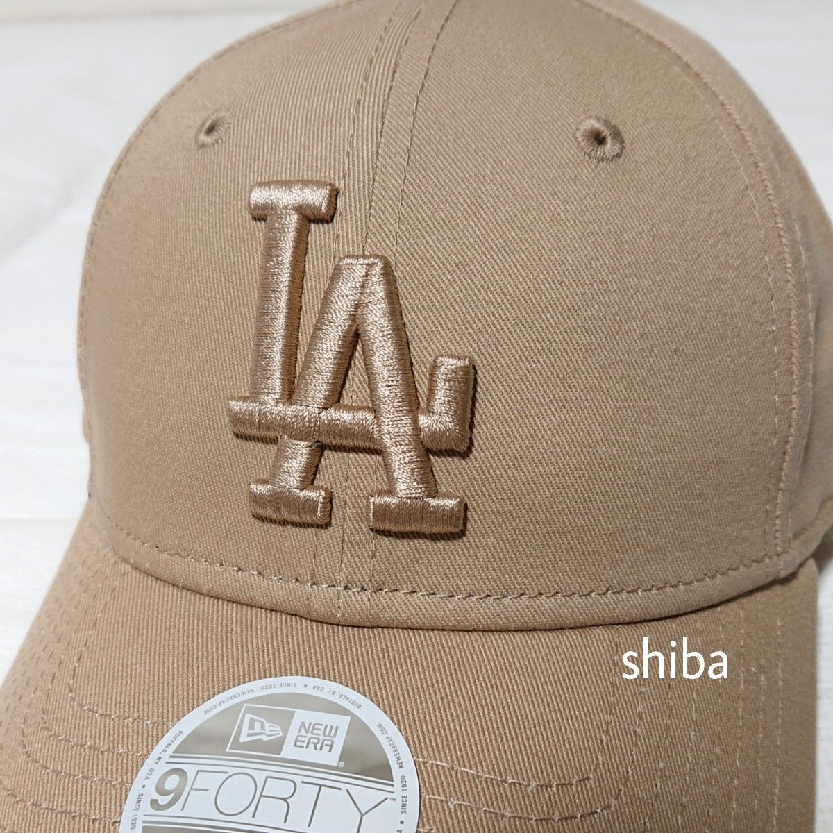 ◎NEW ERA ニューエラ 正規品 レディース 9FORTY キャップ 帽子 LA ドジャース ライト ブラウン 茶色 大谷