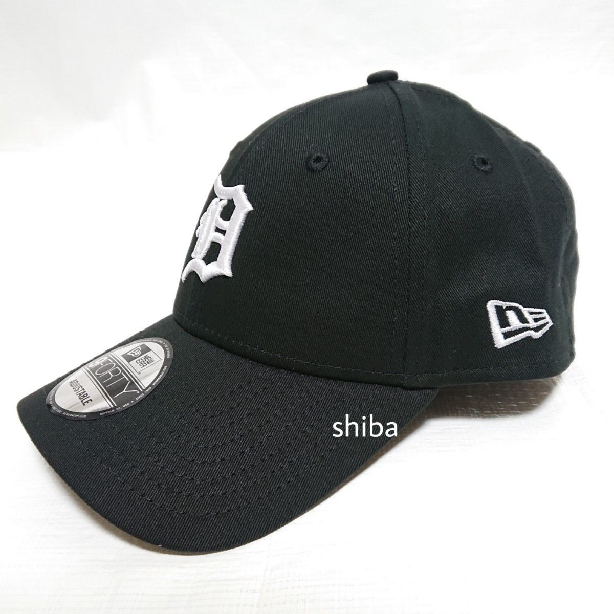 NEW ERA ニューエラ 正規品 9Forty キャップ 帽子 ブラック 黒 白 デトロイト タイガース DET MLB