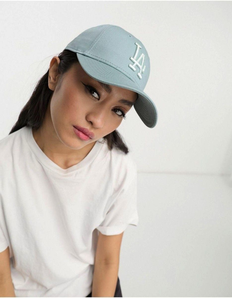 NEW ERA ニューエラ 正規品 レディース 9FORTY キャップ 帽子 LA ドジャース ターコイズ ブルー 青 大谷