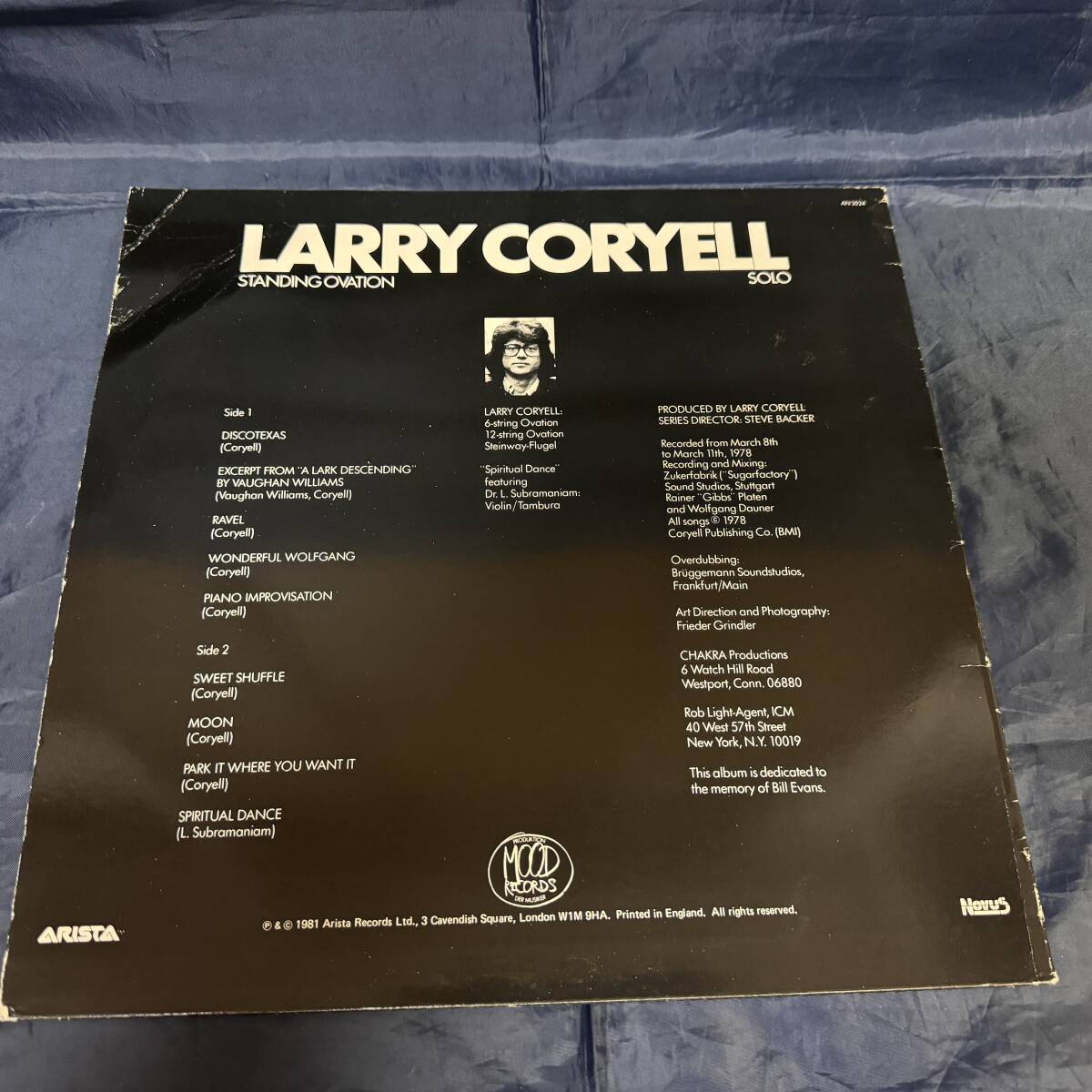 NIMBUS SUPER CUT ニンバス・ スーパーカット高音質限定盤 Larry Coryell ラリー・コリエル / Standing Ovation_画像3