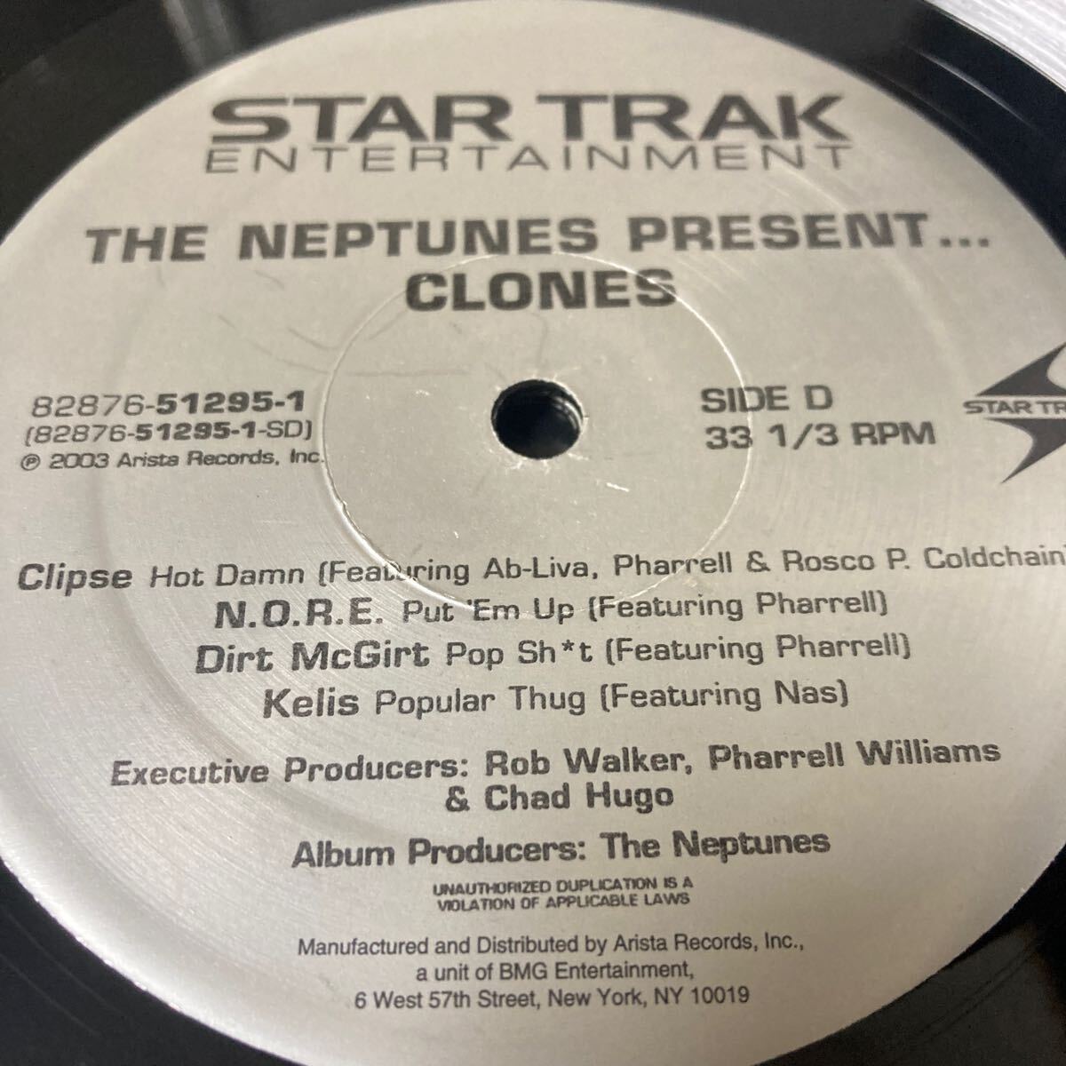 THE NEPTUNES / Clones HIPHOP R&B 2LP US ORIGINAL レコード PHARRELL WILLIAMS JAY-Z BUSTA RHYMES KELIS CLIPSE NAS N.E.R.D_画像8