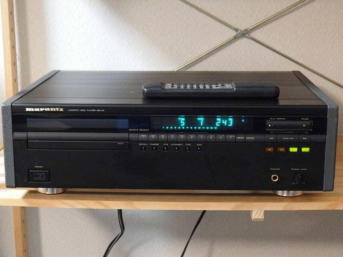 marantz Marantz CD-80 CD player remote control RC-63CD attached operation verification settled, but, actual article or goods priority 