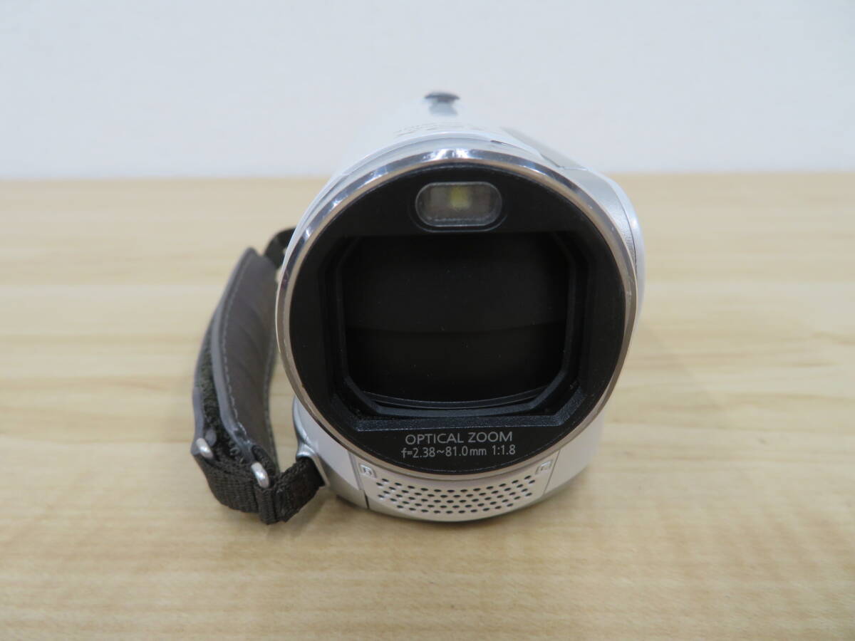 Panasonic HDC-TM45 パナソニック デジタルビデオカメラ ホワイト 通電動作確認済 本体 バッテリー2個 現状品 激安1円スタートの画像3