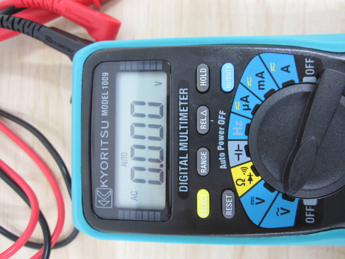  объединенный KYORITSU цифровой мульти- измерительный прибор 1009 тестер электризация проверка только супер-скидка 1 иен старт 