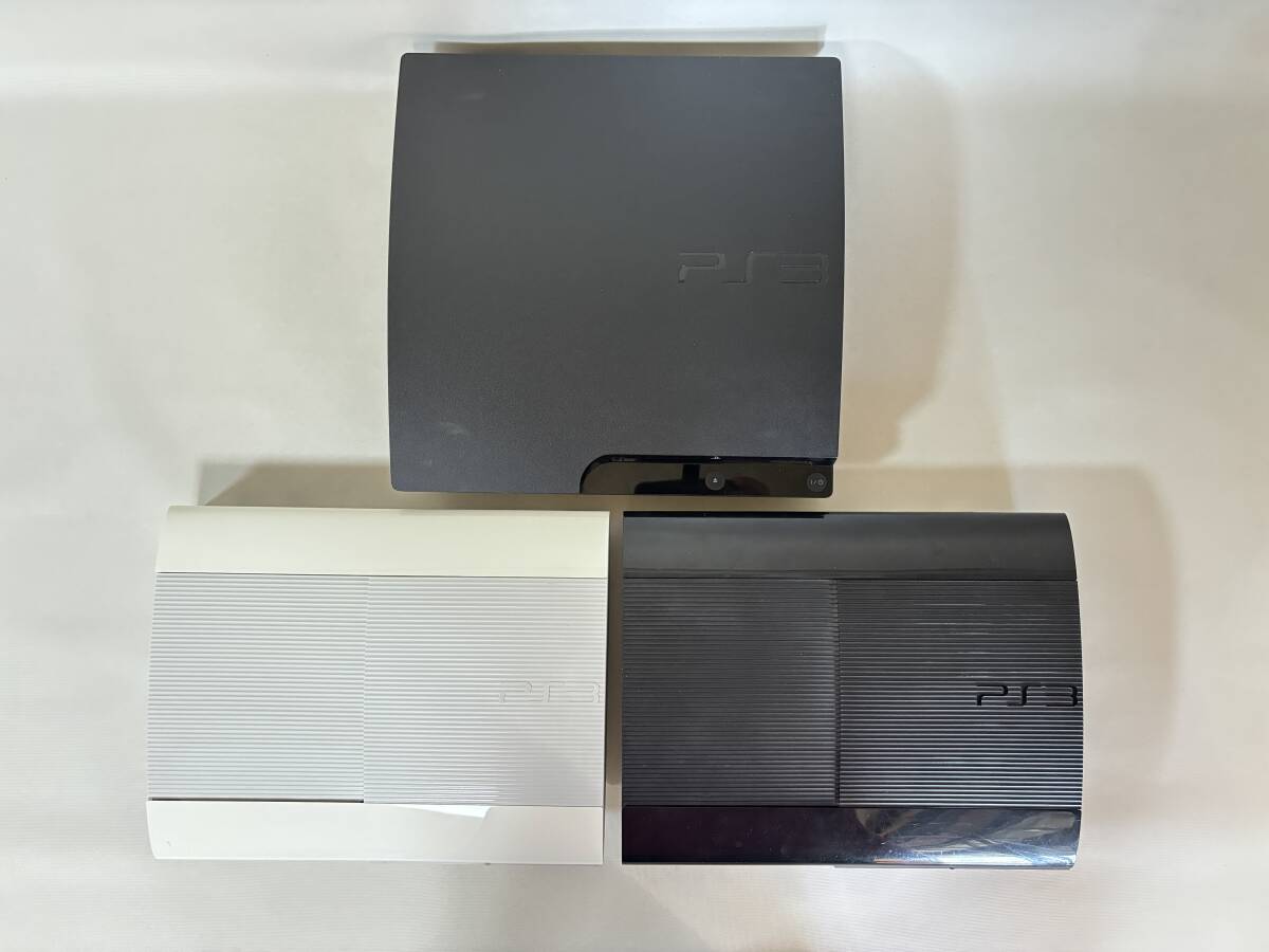 SONY ソニー PS3 PlayStation3 CECH-3000A CECH-4000B CECH-4200B 3台セットの画像1