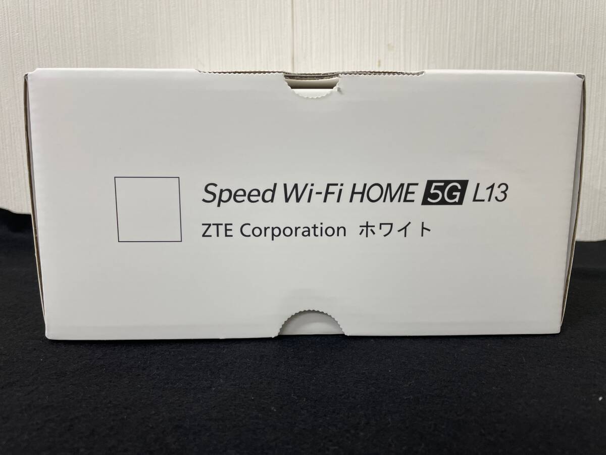 #2662 未使用 Speed Wi-Fi HOME 5G L13 ZTE Corporation ホワイト ホームルーター_画像2