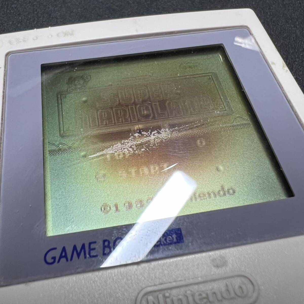 ゲームボーイポケット GAMEBOY Nintendo 任天堂 スーパーマリオランドソフト付きの画像5