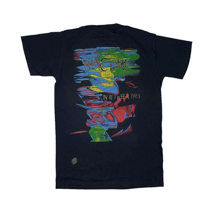 当時もの 1988 THE CURE In Between Days ツアー HANDTEX製 80s 90s ヴィンテージ Tシャツ 英国 ロック オルタナティブ_画像2