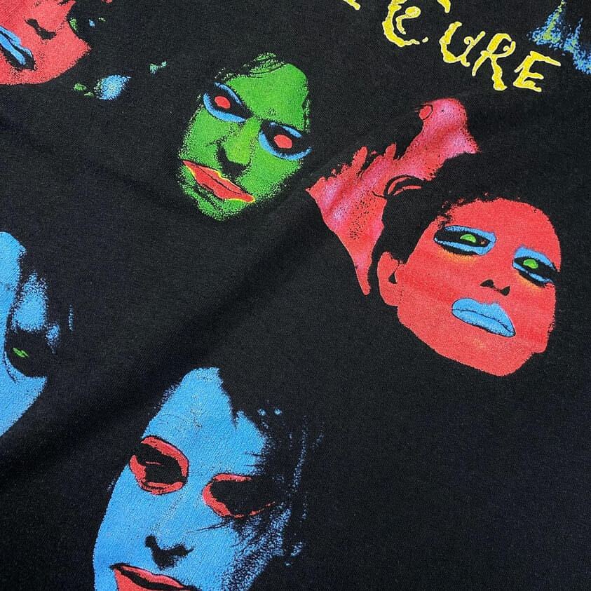  в это время было использовано 1988 THE CURE In Between Days Tour HANDTEX производства 80s 90s Vintage футболка Британия блокировка Alterna tib