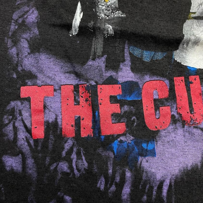 当時もの 1989 The Cure Prayer Tour プロモ 80s 90s ヴィンテージ Tシャツ 英国 ロック オルタナティブ_画像6