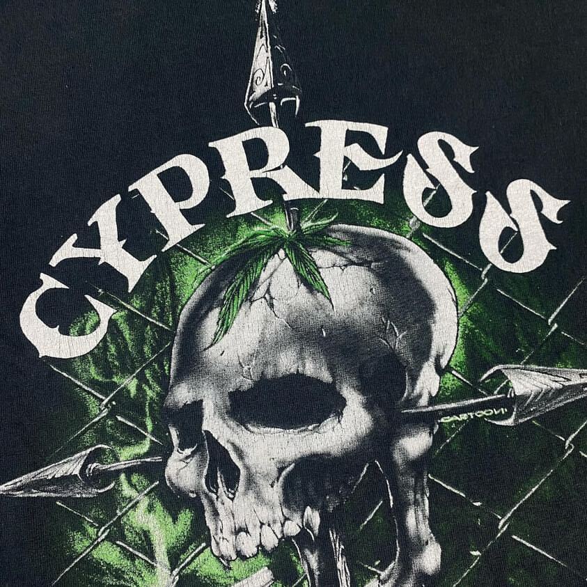 当時もの 1995 Cypress Hill オーストラリア Top Heavy製 サイズXL ヒップホップ ヴィンテージ Tシャツ 80s 90s ロック バンド_画像5