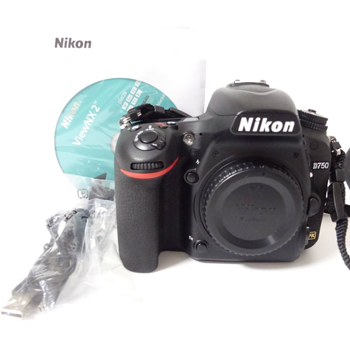 ニコン D750 デジタル一眼レフカメラ ボディ/説明書他セット Nikon 通電確認済 60サイズ発送 KK-2654760-084-mrrz_画像1