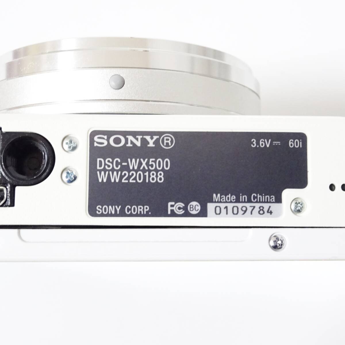 ソニー Cyber-shot DSC-WX500 コンパクトデジタルカメラ レザーケース他セット SONY 通電確認済 60サイズ発送 KK-2646214-210-mrrzの画像7