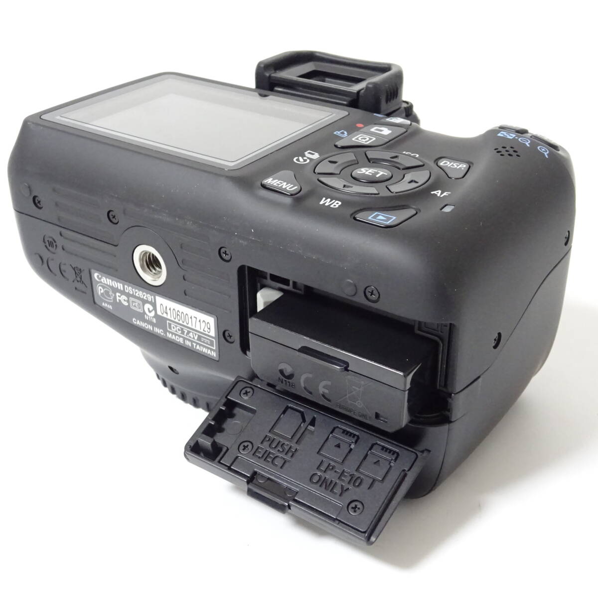 キヤノン EOS Kiss X50 ボディ/EFS 18-55mm レンズ他セット Canon 動作未確認 ジャンク品 60サイズ発送 KK-2673999-185-mrrzの画像5