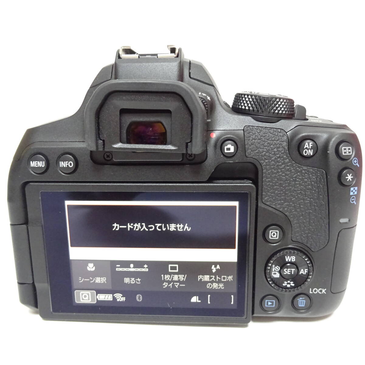 キャノン EOS kiss X10i デジタル一眼カメラ 18-55mm 1:4-5.6 55-250mm 1:4-5.6 レンズ 通電確認済 80サイズ発送 KK-2643445-058-mrrzの画像6