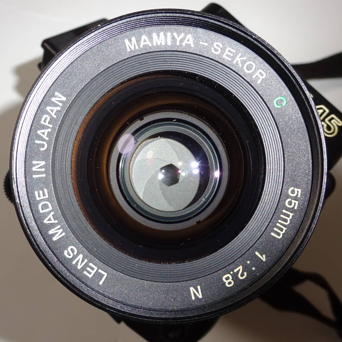 マミヤ M645 中判カメラ レンズ SEKOR-C 55mm 1:2.8 N Mamiya 動作未確認 ジャンク品 80サイズ発送 KK-2654321-098-mrrzの画像2